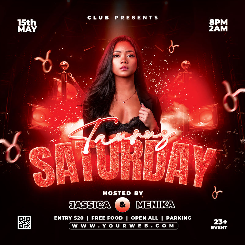 Party Night Flyer Template PSD | Club Event Flyer | Culture Friday Flyer | DJ Party Poster |Pack3
