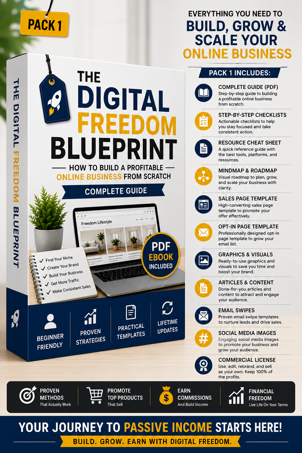 Digital Freedom Blueprint Bundle  Premium Video Training