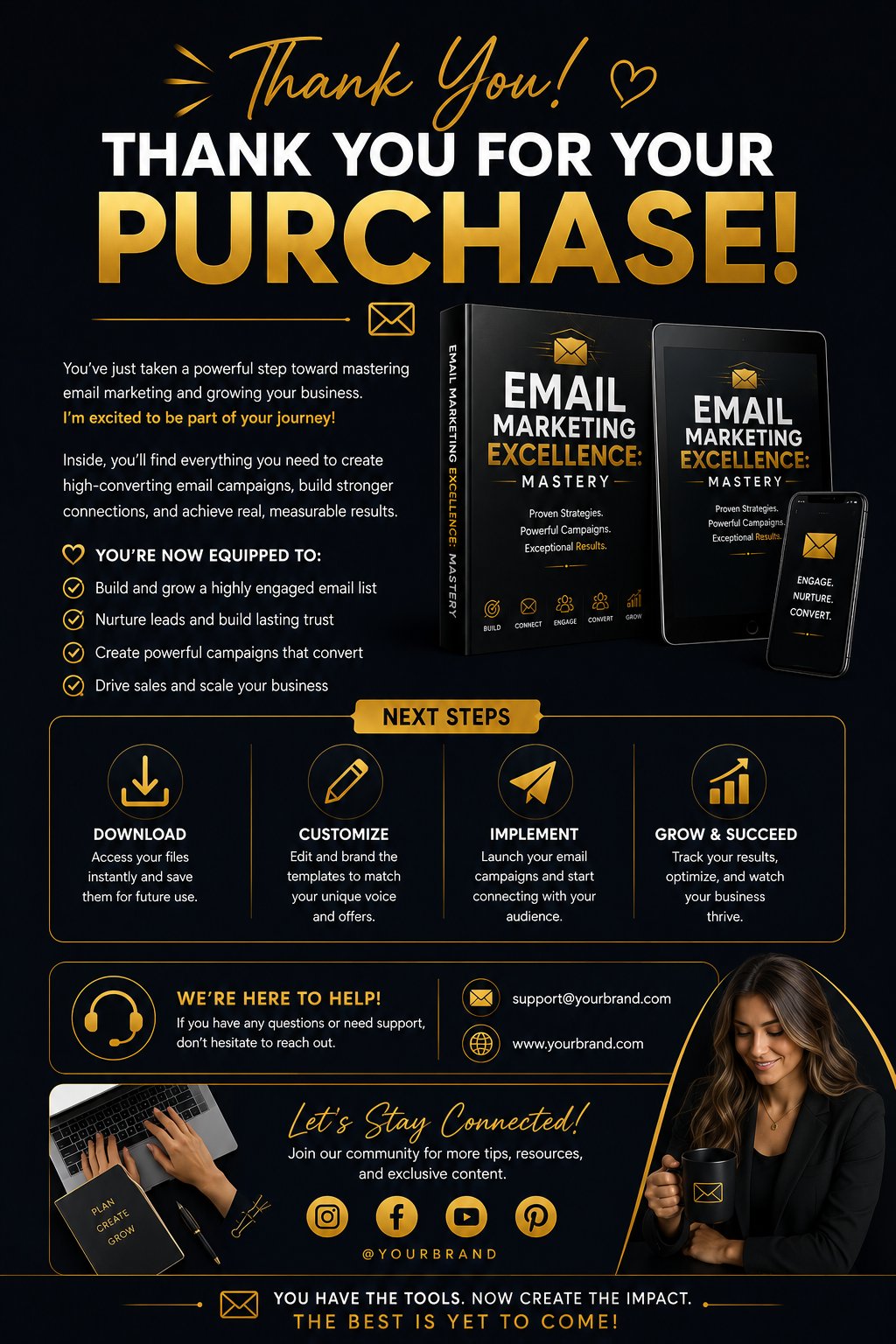 Email Marketing Excellence Mastery | 25+ High-Converting Email Templates