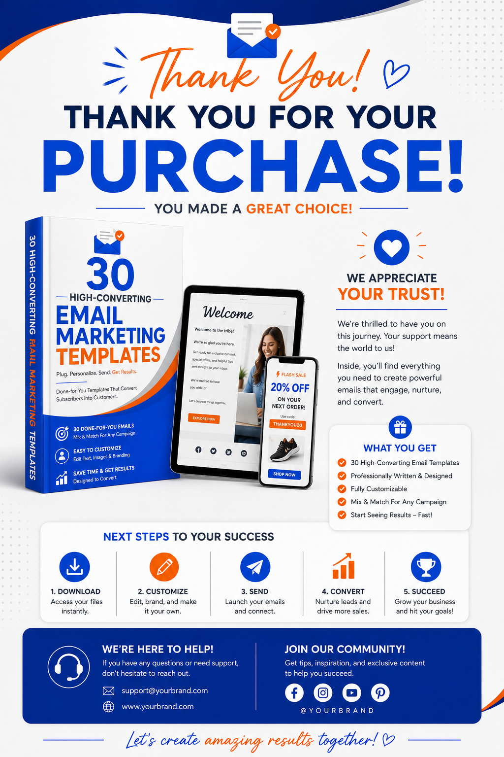 30 High-Converting Email Marketing Templates | Done For You Email Templates | Klaviyo, Mailchimp & Shopify Email Campaigns