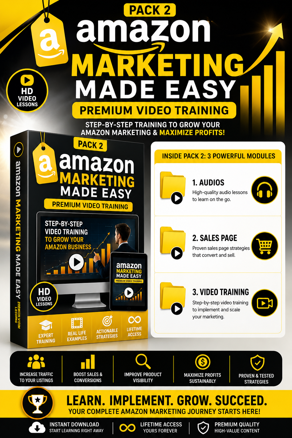 Amazon Marketing Made Easy Bundle | Video Training (2 Pack)