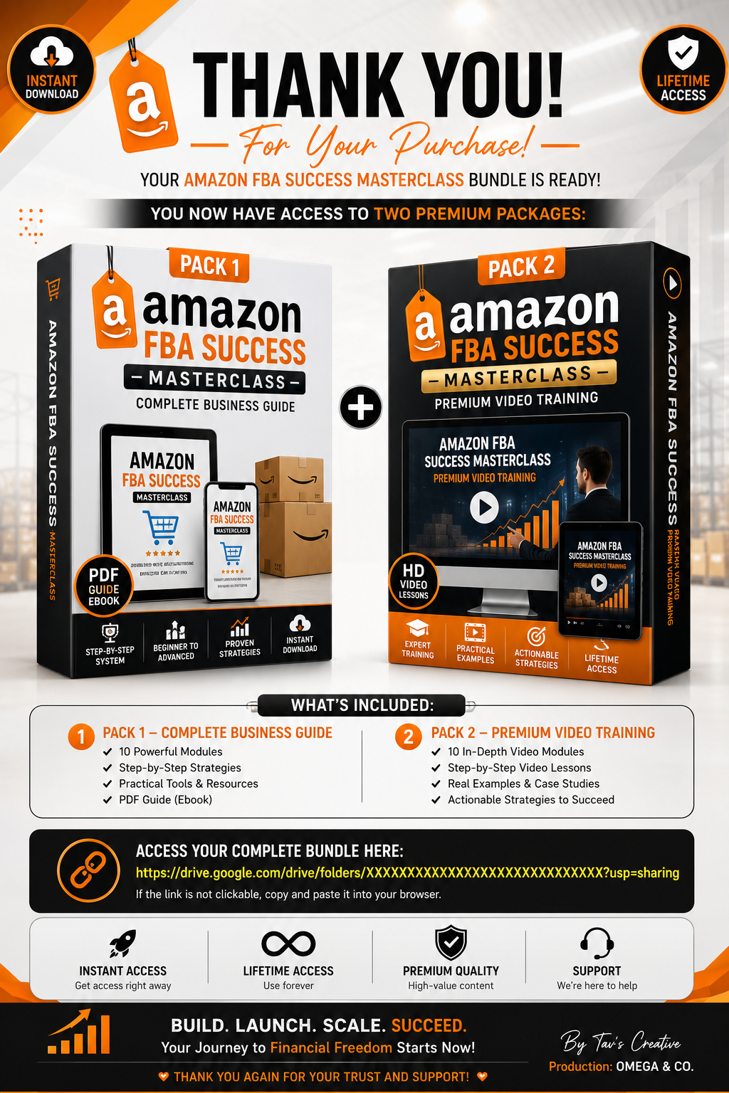Amazon FBA Success Masterclass  Guide + Premium Video Training (2pack)