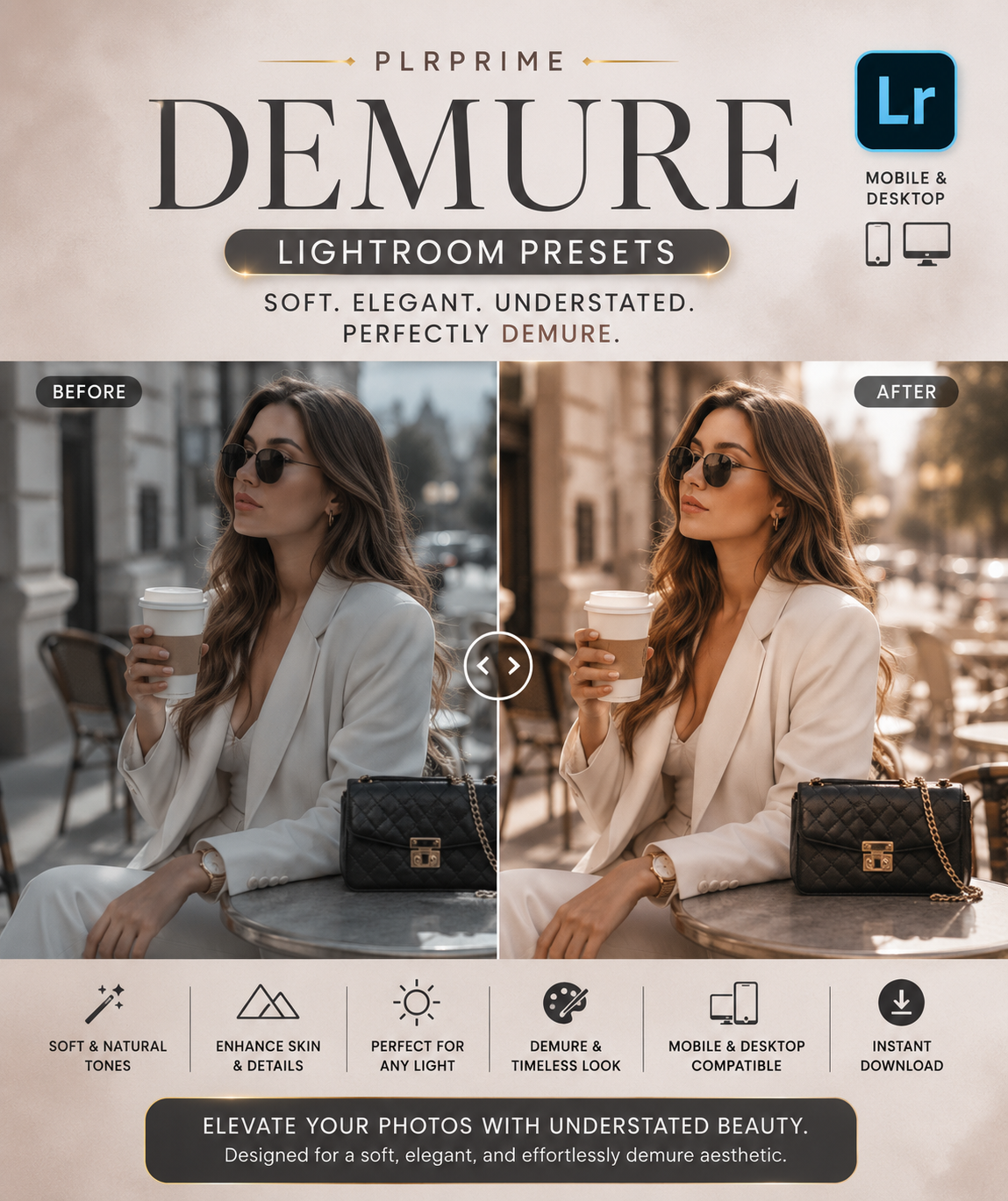 100+ Lightroom Presets Bundle | Mobile & Desktop Presets | Photo Editing Filters | Lightroom Presets Pack | PLR Digital Download