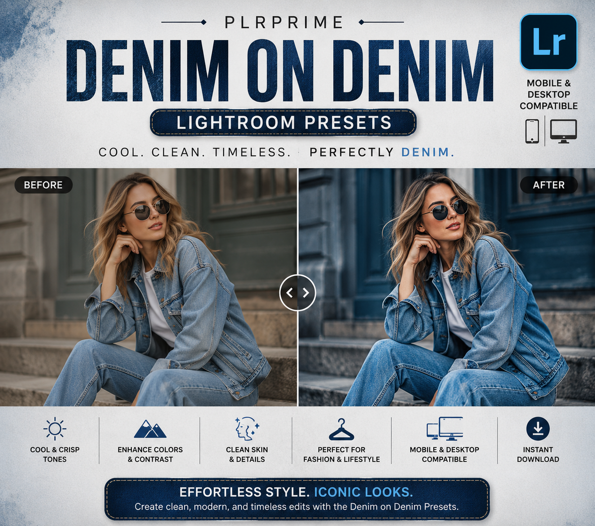 100+ Lightroom Presets Bundle | Mobile & Desktop Presets | Photo Editing Filters | Lightroom Presets Pack | PLR Digital Download