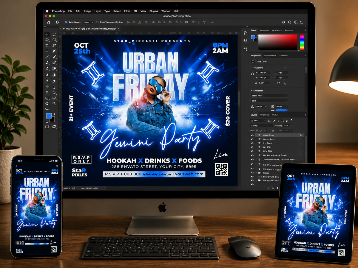 1-Custom Flyer Design | Business, Event, Restaurant | Print Ready PSD (24H-48H)