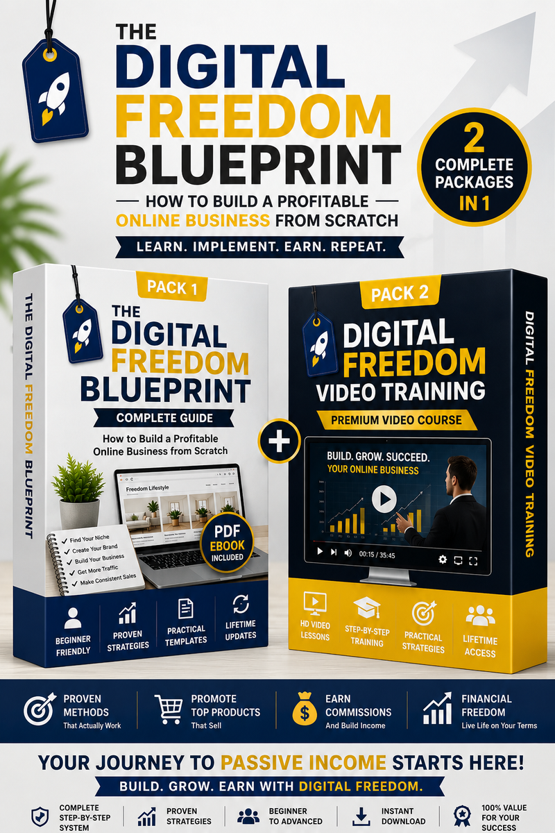 Digital Freedom Blueprint Bundle  Premium Video Training