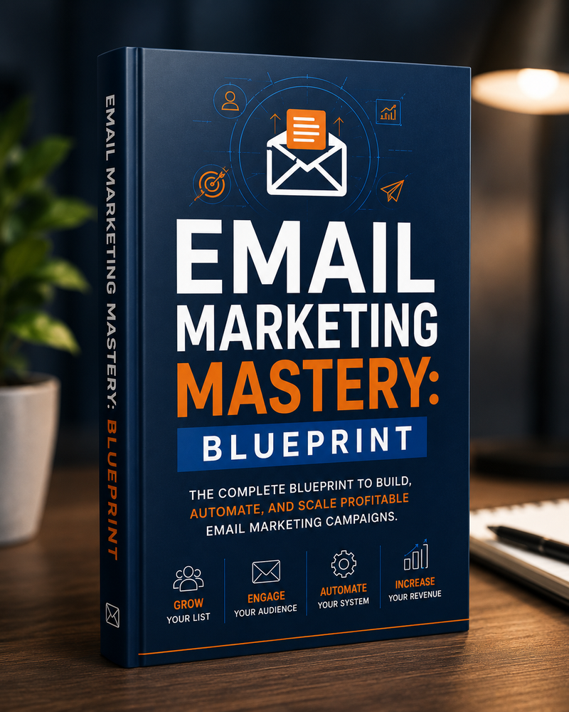 Email Marketing Mastery Blueprint | Email Marketing Course | Email Automation Guide | Grow Your Email List | Digital Download | Marketing Training