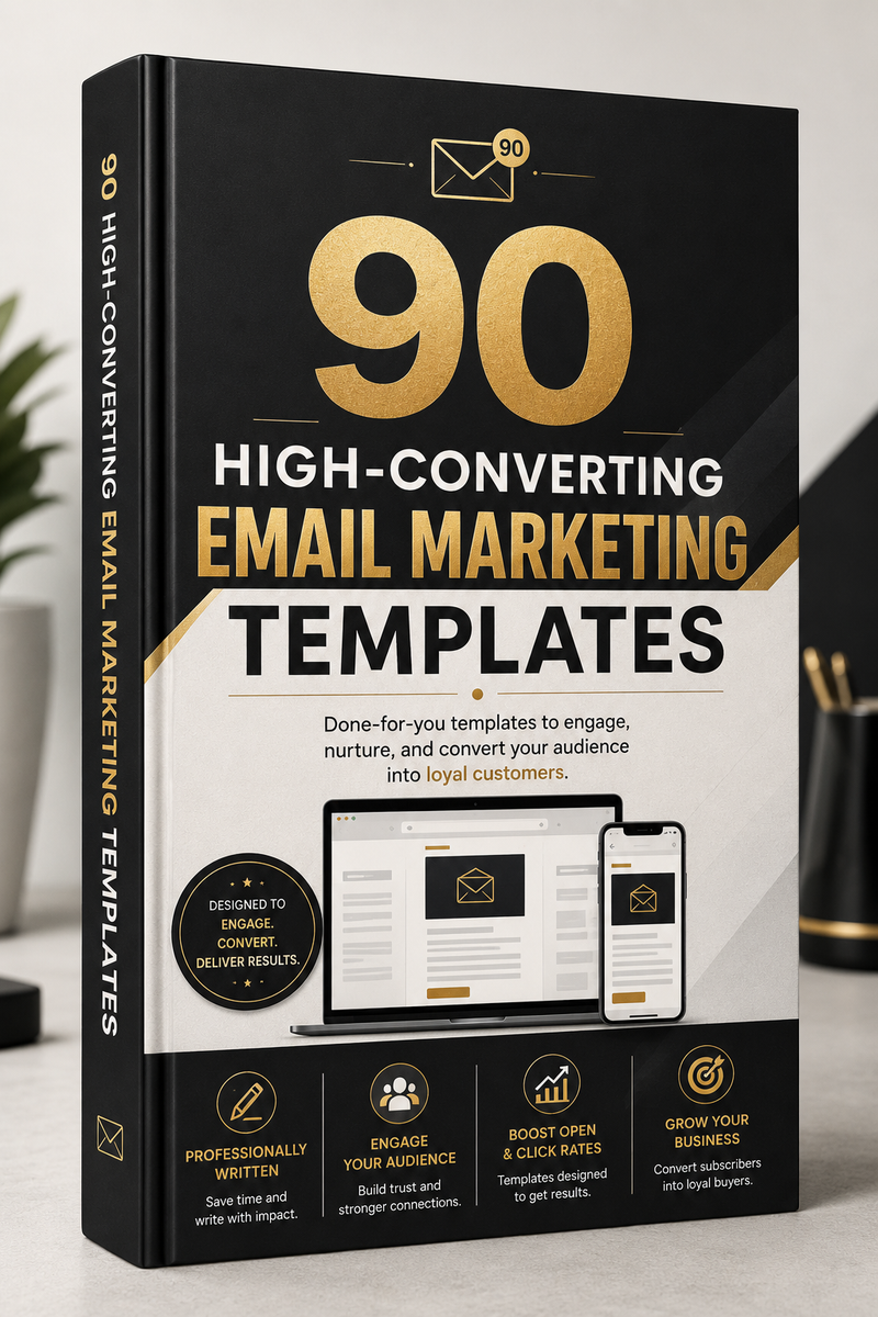 90 High-Converting Email Marketing Templates | Done-For-You Email Templates | Klaviyo, Shopify & Mailchimp Email Campaigns