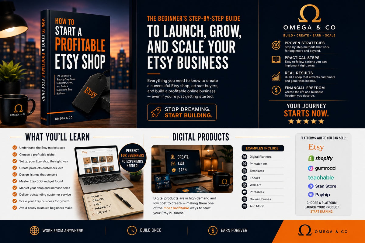 How to Start a Profitable Etsy Shop