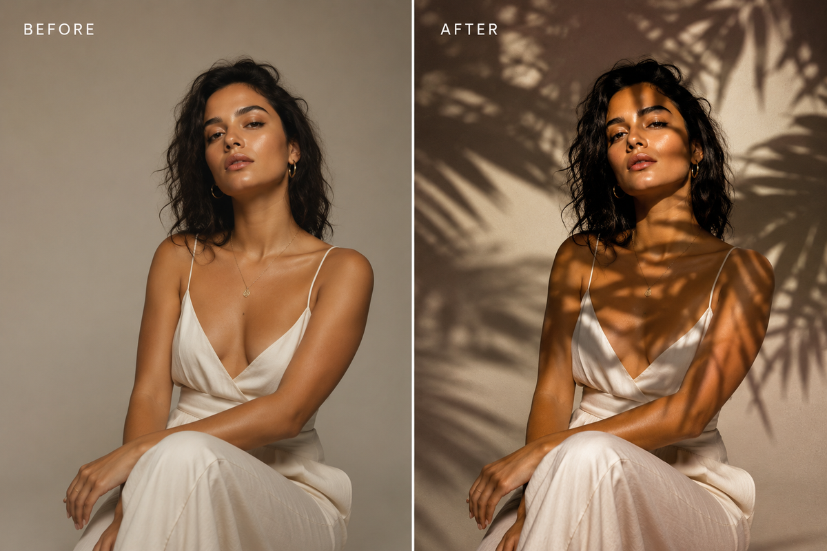 Window Shadow & Foliage Shadow Overlays PNG Bundle | Photoshop Shadow Overlay | 8K Digital Download | Photo Editing Bundle